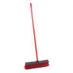 Red Lightweight Strong Polyester Stable Yard Broom by Perry Equestrian (7174)